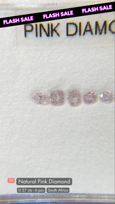 Pink diamond deal (0.37 cts)